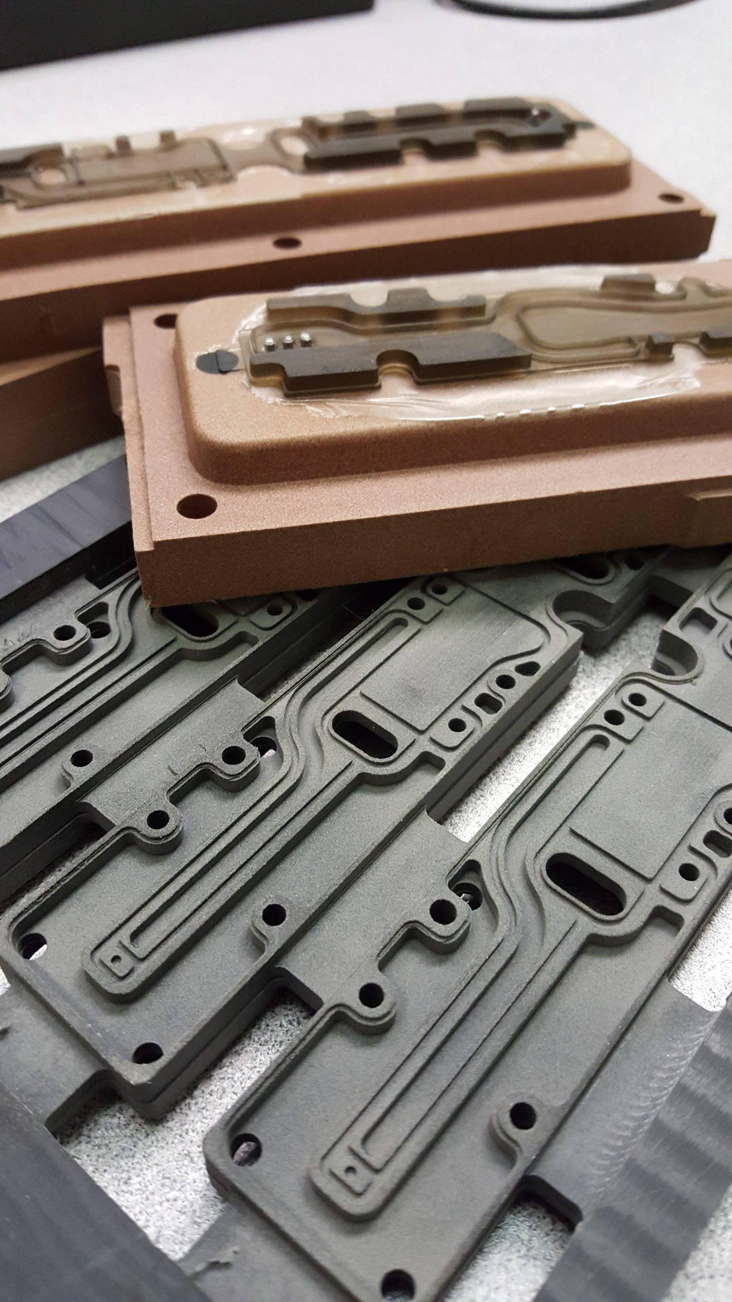 molded parts using rubber